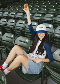 Cubs Hot Dog Two-Tone Hat - Ivory & Royal