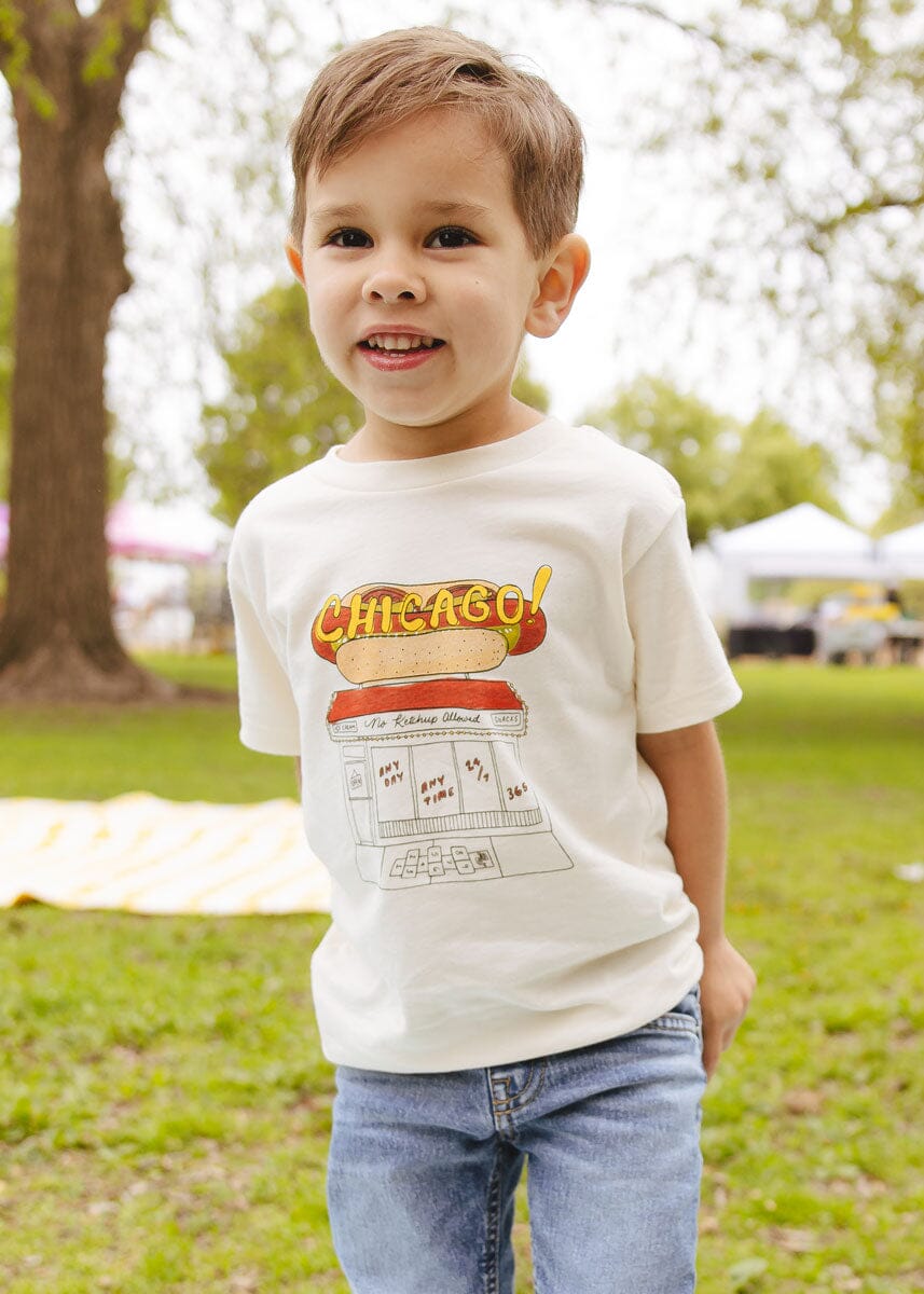 Chicago Hot Dog Stand Toddler Tee