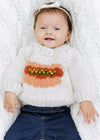 Hot Dog Crewneck Sweater - Ivory