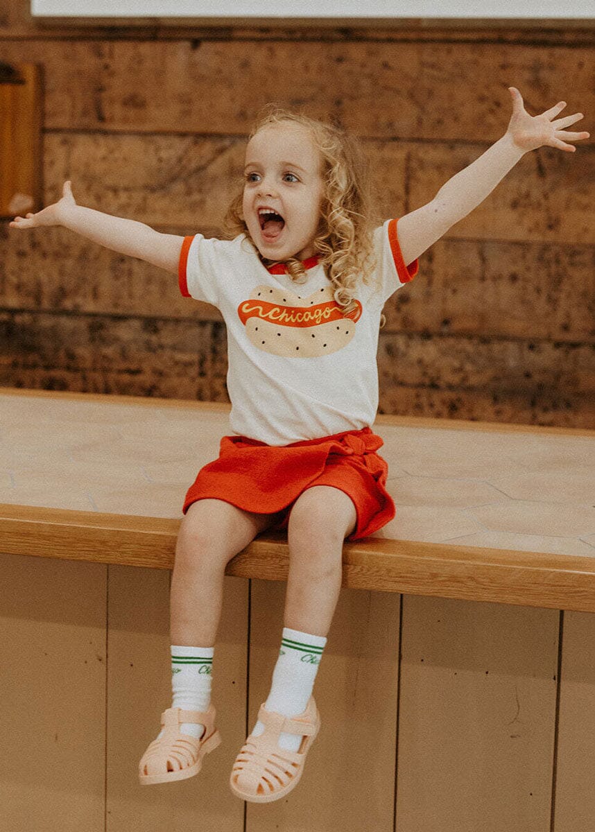 Chicago Dog Ringer Tee