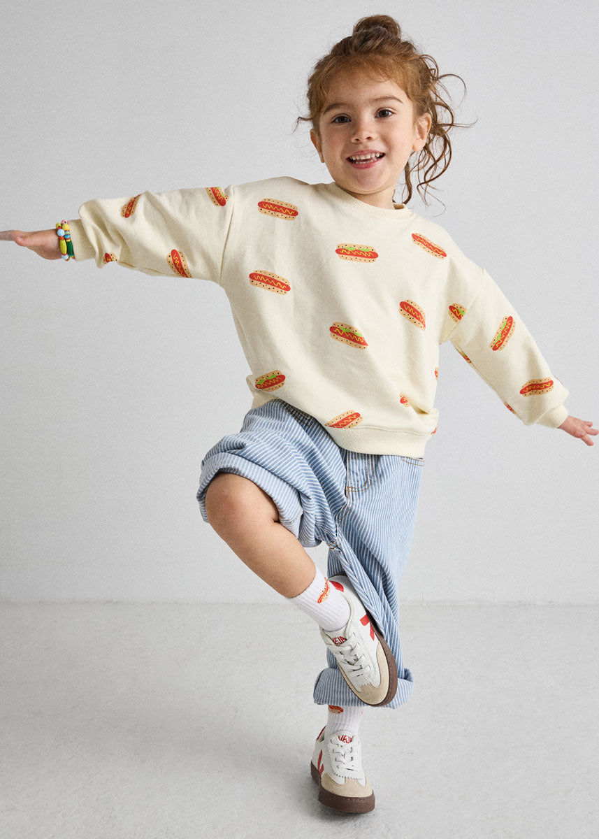 Hot Dog Oversized Sweatshirt