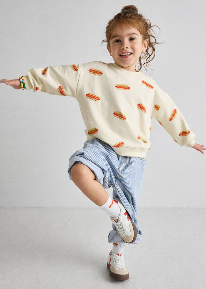 Hot Dog Oversized Sweatshirt