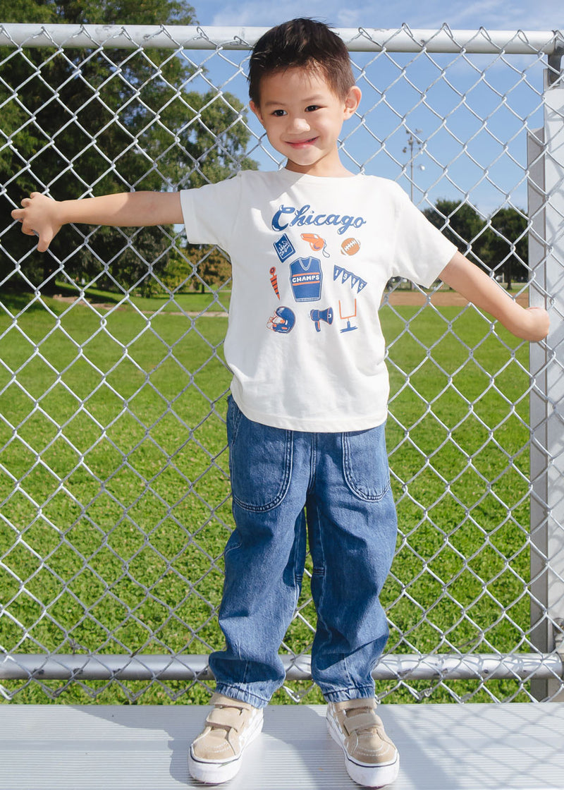 Chicago Football Icons Toddler Tee