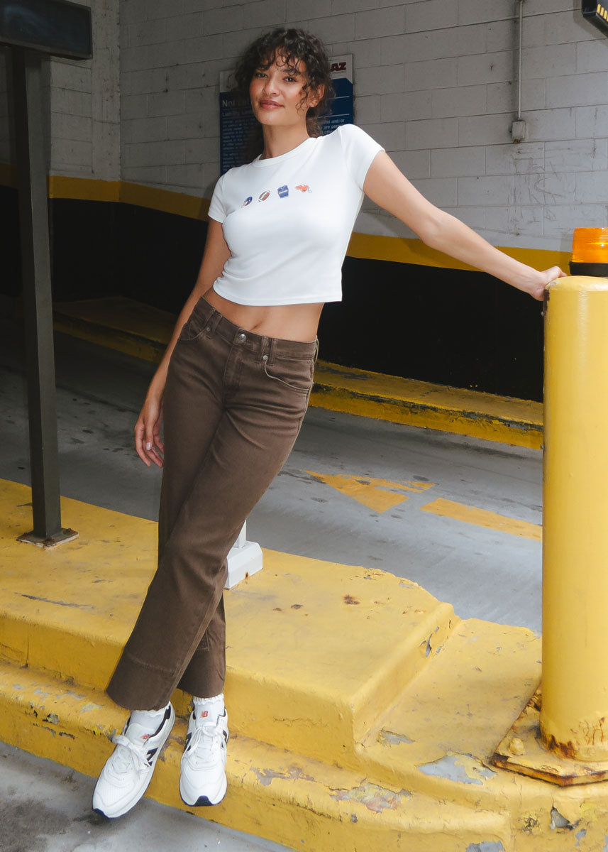 Chicago Football Icons Baby Tee