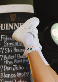 Lucky Icons Ruffle Sock