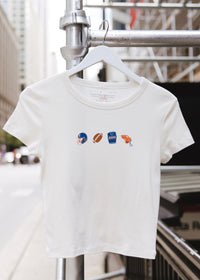 Chicago Football Icons Baby Tee