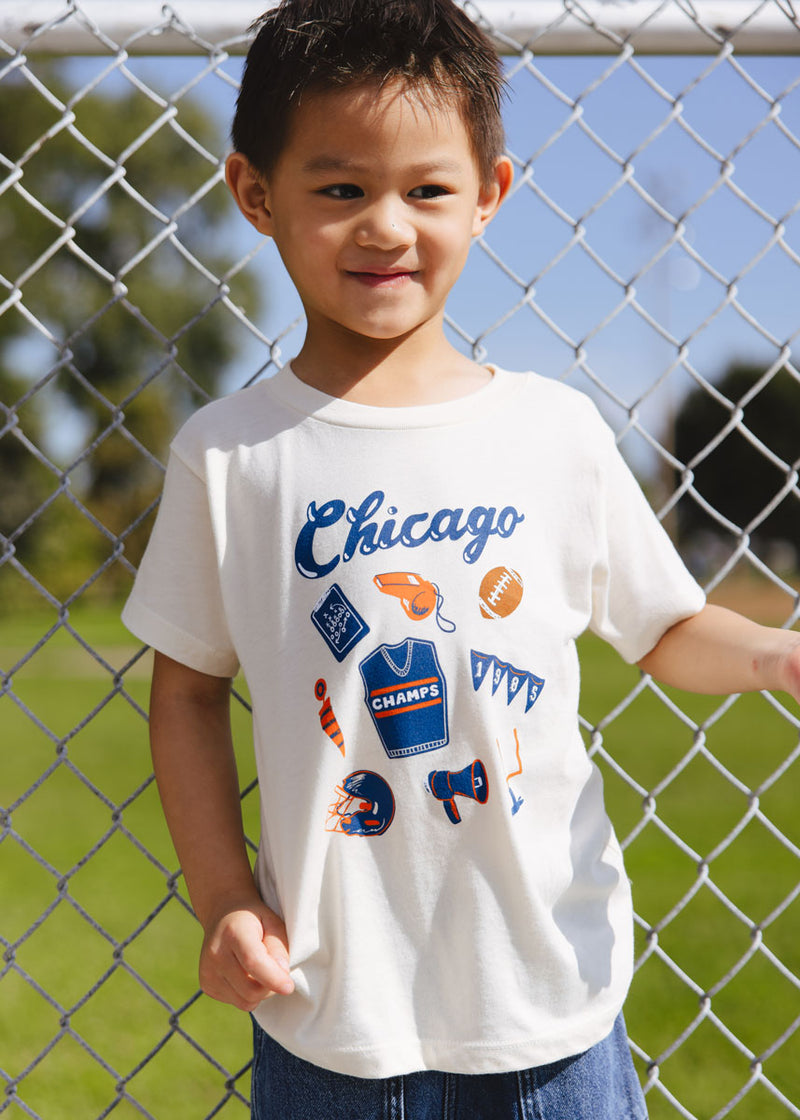 Chicago Football Icons Toddler Tee