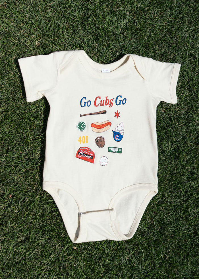 Go Cubs Go Onesie
