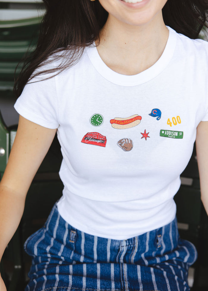 Cubs Icons Baby Tee