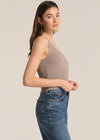 Essy Rib Top - Slate Grey