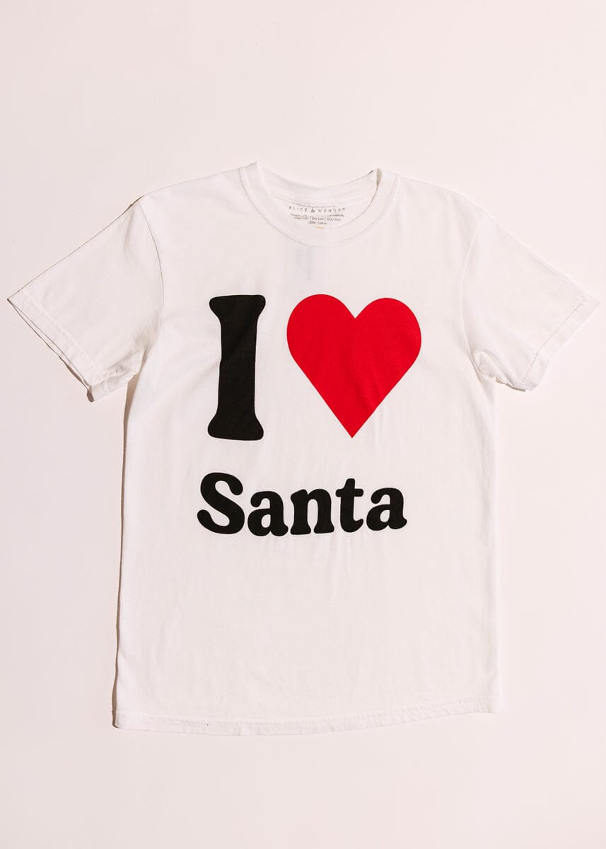 I Heart Santa Tee - White