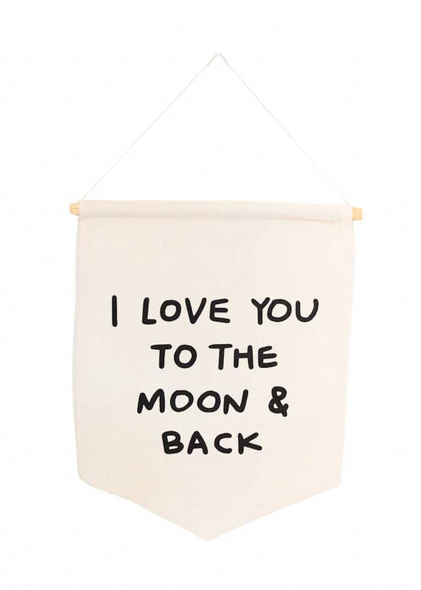 I Love You To The Moon And Back Hang Sign