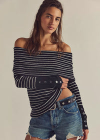 Evergreen Sweater - Black & White Combo