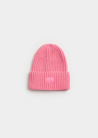 Infant Mad Hatter Ribbed Knit Beanie - Sachet Pink