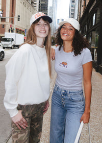 C Is For Chicago Dad Hat - Ivory