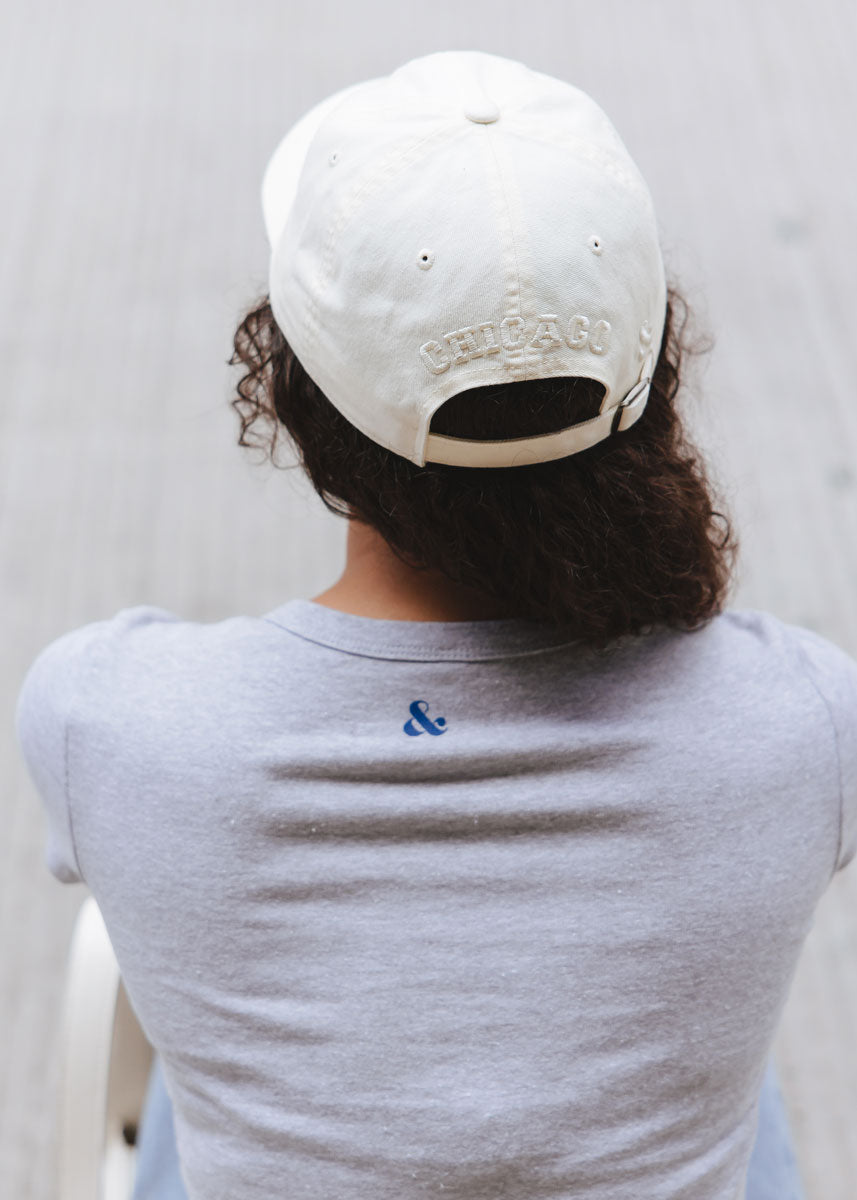 C Is For Chicago Dad Hat - Ivory