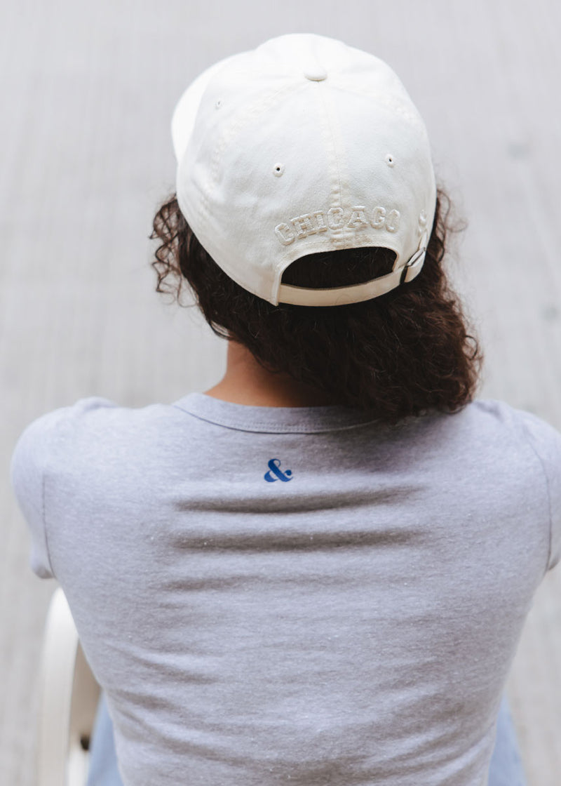 C Is For Chicago Dad Hat - Ivory