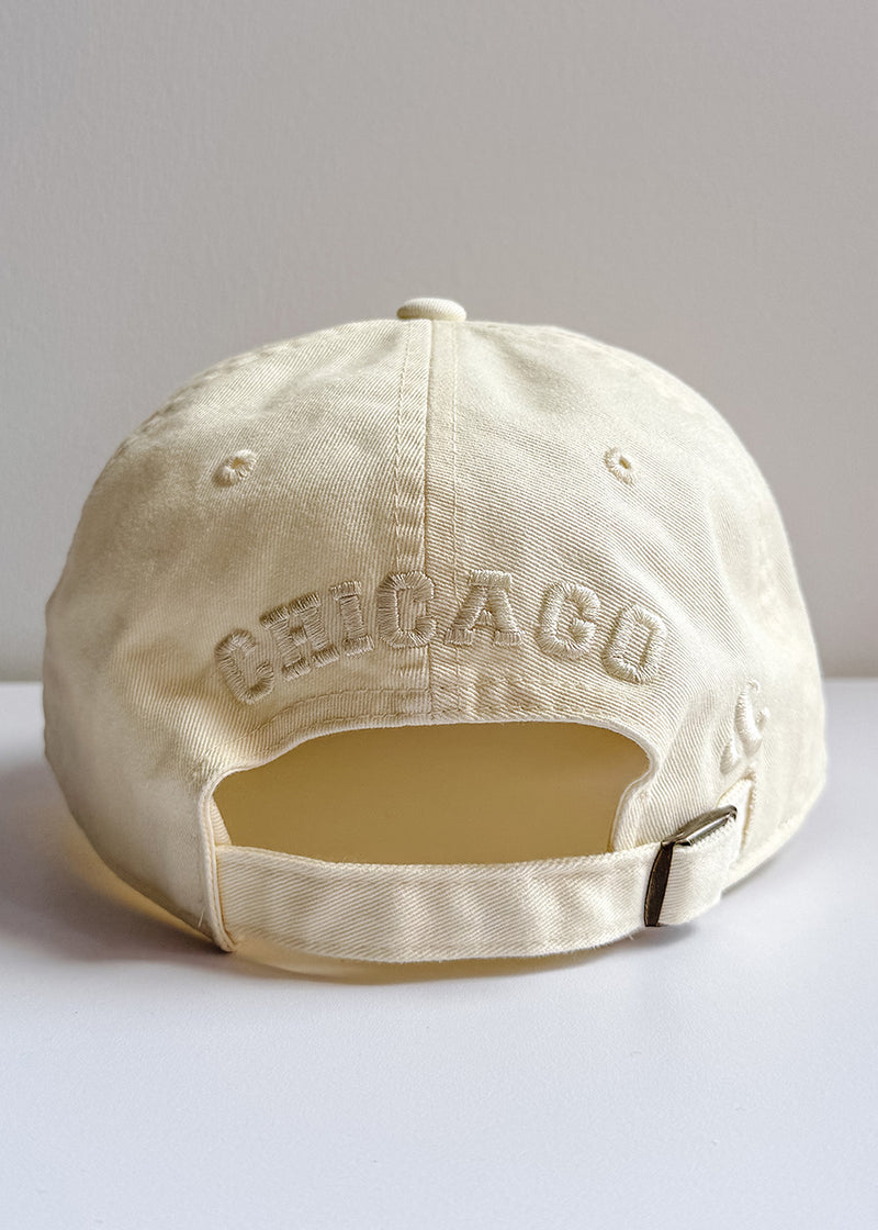 C Is For Chicago Dad Hat - Ivory