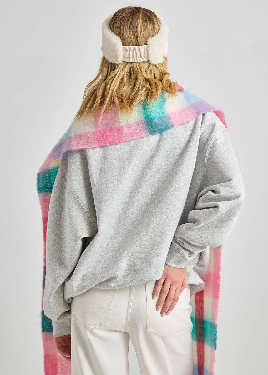 Mad Hatter Faux-Fur Headband - Ivory