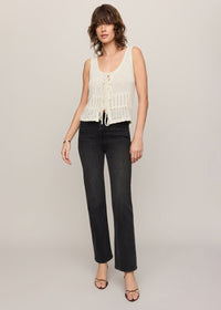 Solano Crochet Tank - Cloud