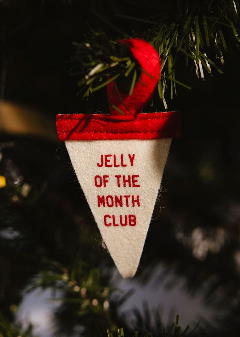 Mini Pennant Ornament - Jelly of the Month Club