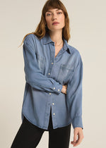 Colbie Top - Sun Bleached Indigo