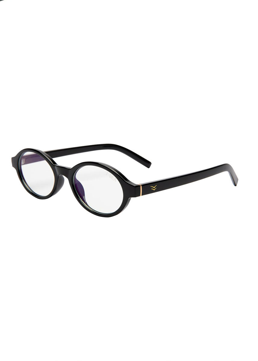 Josie Glasses - Black Blue Light