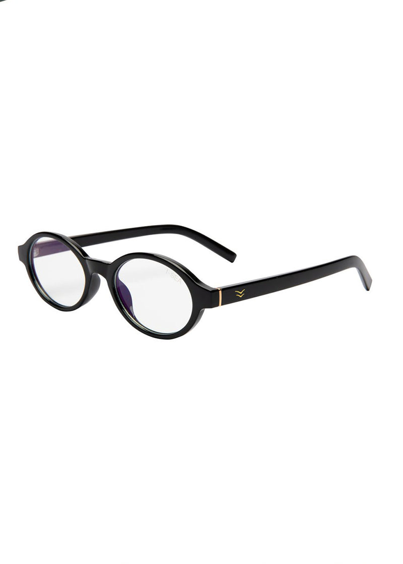 Josie Glasses - Black Blue Light