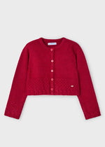 Beck Knit Cardigan - Cherry