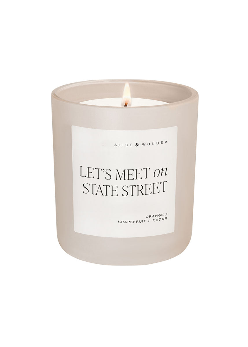 Let's Meet On State Street Soy Candle - 15oz