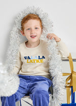 Falalala Latke Crewneck Sweatshirt - Natural