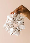 Jumbo Satin Scrunchie - Latte