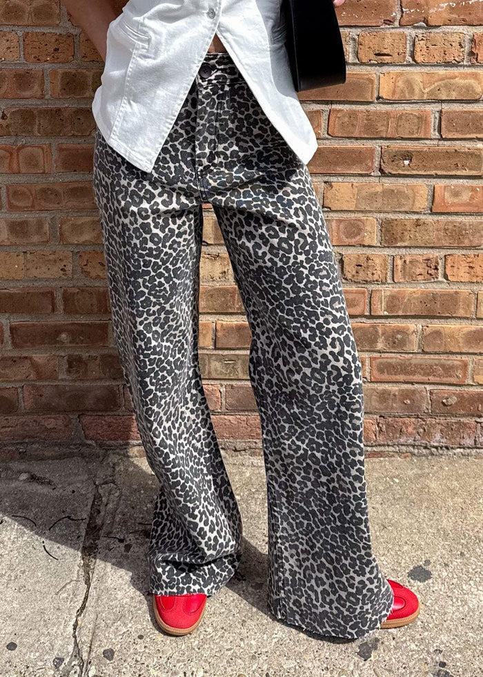 Bernadette Leopard Print Pants