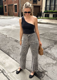 Bernadette Leopard Print Pants