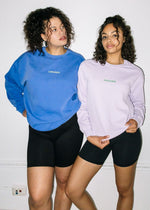 Chicago. Embroidered Crewneck – Orchid