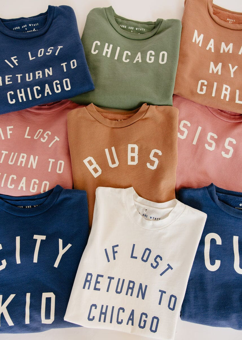 If Lost, Return To Chicago Tee - Off White