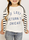 If Lost, Return To Chicago Tee - Off White