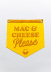 Mac & Cheese Please Camp Flag
