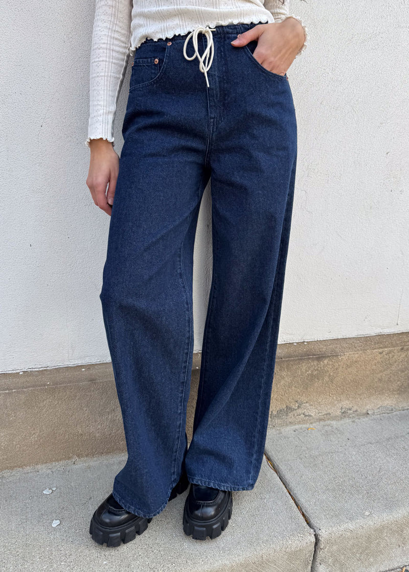 Madison Mid-Rise Wide Leg - Moonlight Rinse