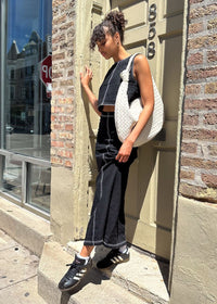 Kenzy Linen Maxi Skirt - Black