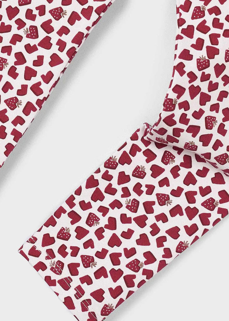 Eleanor Knit Strawberry Leggings - Almond