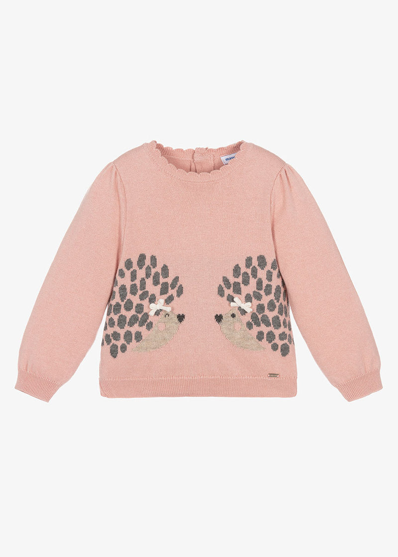 Noa Hedgehog Sweater - Blush