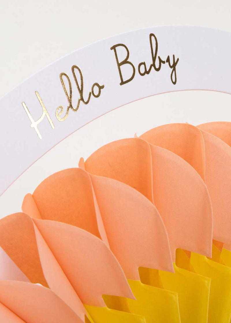 Honeycomb Rainbow Baby Card
