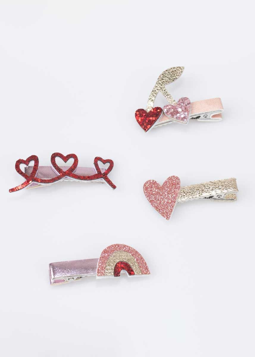 Valentine's Hair Clips