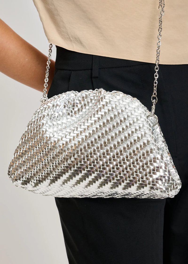 Serena Crossbody - Silver