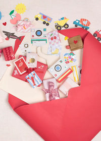 Truck Valentine's Cards & Sticker Set