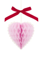 Honeycomb Heart & Bow Decorations