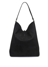 Felicity Bucket Hobo Bag - Black