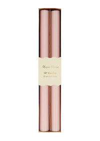 Cotton Candy Pink Table Candles