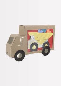 Truck Valentine's Cards & Sticker Set